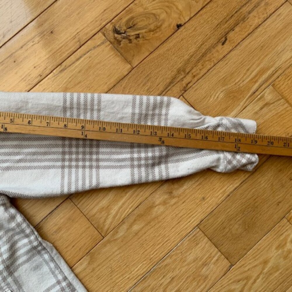 The B.C. Clothing Co Cream Plaid Shacket | Small - Picture 7 of 8